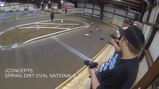 Jconcepts spring dirt oval nationals A main Latemodel