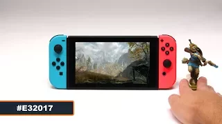 The Elder Scrolls V: Skyrim – E3 2017 Nintendo Switch трейлер [60fps]