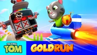 BOSS FIGHT in the Sky - Talking Tom Gold Run (NEW Game Update)