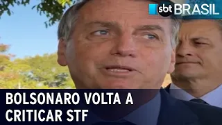 Bolsonaro volta a criticar STF, que divulga nota contestando declaração | SBT Brasil (29/07/21)