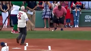 Ceremonial First Pitch Goes Horribly Wrong as Teen Hits Photographer in Groin