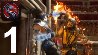 Mortal Kombat: Onslaught - Gameplay Walkthrough Part 1 - Intro & Tutorial (iOS, Android)