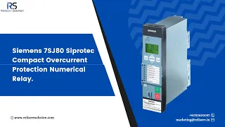 Siemens 7SJ80 Siprotec Compact Overcurrent Protection Numerical Relay