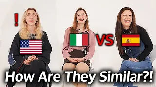 American Shocked That Spanish And Italians Can Understand Each Other!! (Why So Similar?)