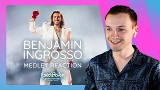 BENJAMIN INGROSSO at EUROVISION 2024 with a Medley of his songs (Interval Act Semi Final 1)