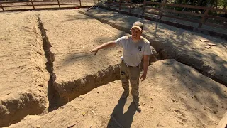 Horse arena starting with French drains