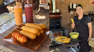 Banderillas de Salchicha -Feliz día del Niño - La Herencia de las Viudas