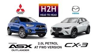 H2H #69 Mazda CX-3 vs Mitsubishi ASX