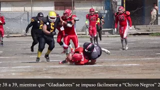 Perros y Gladiadores disputan campeonatos de futbol americano desde la cárcel