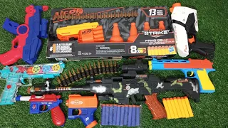 collecting 7 Sniper rifles Nerf gun unboxing ak47 pistol gun machine gun video