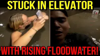 Stuck In Elevator With Neck Deep Floodwaters In Omaha!