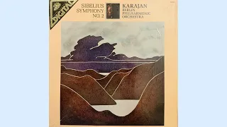 Vinyl: Sibelius - Symphony No. 2 (von Karajan/BP) (Pro-Ject Essential II/2M Blue)