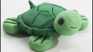 How to Make a Cute Clay Turtle 🐢💫 | Easy Step-by-Step Tutorial | DIY Play-Doh and Plasticine