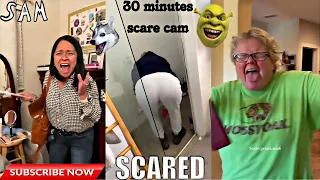 NEW SCARE CAM Priceless Reactions 2023 | Funny Scare Prank | TikTok Compilation #63 😂