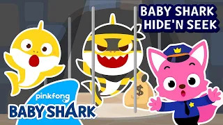 [NEW] Freeze!👮‍♂️Catch the Thief Shark Family | Hide and Seek with Baby Shark | Baby Shark Official