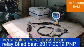 relay Biled untuk beat 2017-2019 PNP saklar Revo pass beam sinar otomotif