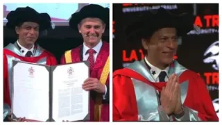 Shah Rukh Khan gets honoured with doctorate degree at La Trobe University in Melbourne