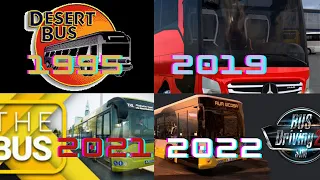 Compilation Of The Evolution Of Bus Simulator Games 1995-2022