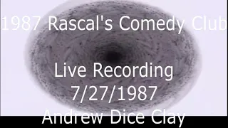 1987 Andrew "Dice" Clay Live Comedy (audio)