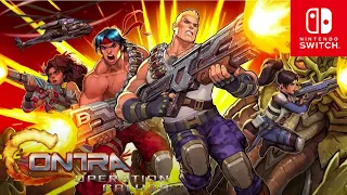 Contra Operation Galuga Nintendo Switch Gameplay  (Demo)