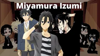 Random anime characters react to “Miyamura Izumi” | Horimiya | GCRV | Gacha club