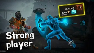 Noob or Pro ? This guy was stronger than I thought || Shadow Fight 4 Arena