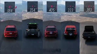 FORZA HORIZON 5 UNREAL TOP SPEED EPISODE | ALL JEEP CARS | INSANE DOWNHILL TOP SPEED TEST