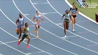 Full Race| Sha'Carri Richardson Defeated Shericka Jackson Again In Epic 100m At Silesia Diamond 2023