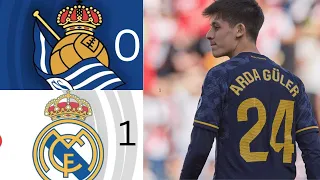 🔵Real Sociedad vs Real Madrid (0 1) Extended HIGHLIGHTS: Arda Guler Goal