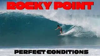 Surfing Perfect Rocky Point With Pro Surfers (4K Raw)