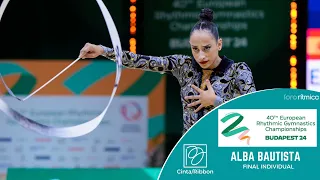 Alba Bautista (ESP) - Cinta/Ribbon - FINAL INDIVIDUAL - Budapest EC 2024