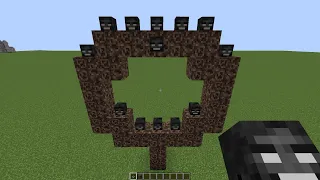 what if you create a ROUND TITAN WITHER in MINECRAFT