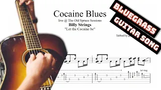 Billy Strings - Cocaine Blues TAB - bluegrass guitar tabs (PDF + Guitar Pro)