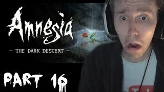 Scary Games - Amnesia The Dark Descent Walkthrough Part 16 w/ Facecam & Reactions