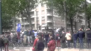 Torino Juventus l'arrivo del Pulman dei Granata allo Stadio Olimpico