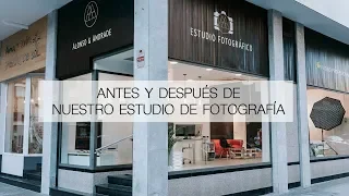 Antes y después de nuestro estudio fotográfico!!