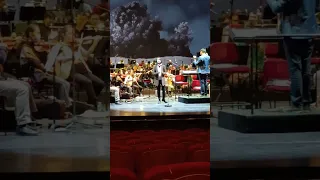 rehearsal concert at the Astana Opera/репетиция концерта в Астана Опера/ Эльнура Муктарбек