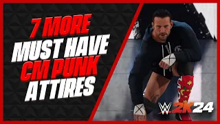 WWE 2K24: 7 MORE MUST HAVE CM PUNK ATTIRES