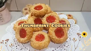 Thumbprint Cookies Strawberry || Oven Tangkring