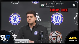 Do Your Homework Trophy Guide [4K] | EA Sports FC 24 Manager Career Mode