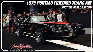 WORLD AUCTION RECORD - 37 Mile Survivor 1979 Pontiac Firebird Trans Am - BARRETT-JACKSON SCOTTSDALE