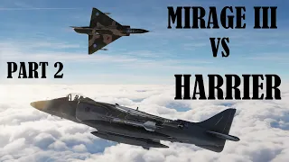 Mirage III vs Sea Harrier (Pt2) - The First Dogfight (01 May 1982, Falklands)