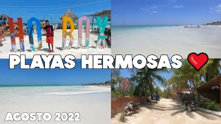 HOLBOX Recorriendo La Isla🌴Vamos A Las Mejores Playas❤️Beach Club Y Mas⭐Tour Agosto 2022