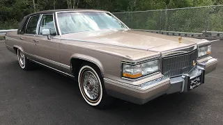 1990 Cadillac Brougham d’Elegance 5.7 Liter Custom Top Royal Seals  Fleetwood Specialty Motor Cars