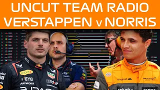 VERSTAPPEN & NORRIS Team Radio last 10 laps | 2024 IMOLA