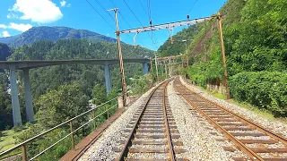 ★ Bellinzona - Göschenen - Wassen Gotthardbahn Fürherstandsmitfahrt [08.2019]