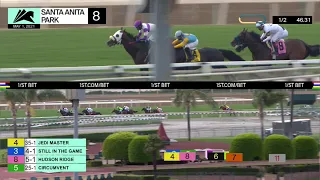 Airman wins Race 8 on Saturday May 1, 2021 at Santa Anita Park.