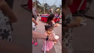 Little most beautiful girl with Turkish ice cream prank