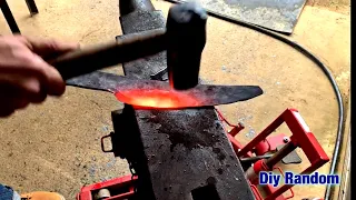 Knife making [ Aogami Damascus ] Best Japanese Steel