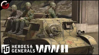 SOVIET KILLER TRACTOR! T-20 Komsomolets in Action | Heroes & Generals Gameplay
